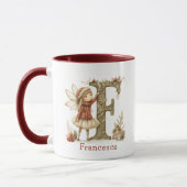 Mug Fée de Noël personnalisée (Gauche)