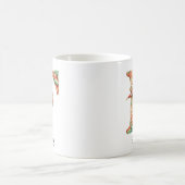 Mug Fée de Noël personnalisée avec monogramme initial  (Centre)