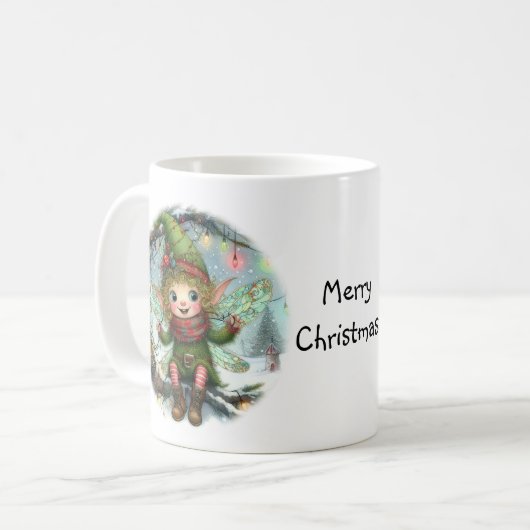 Mug Fée de Noël Whimsical (Devant gauche)