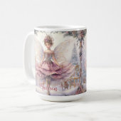 Mug Fée de sucre personnalisées et élégantes Noël (Devant gauche)