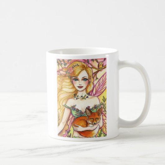 Mug Fée d'or et Fox rouge (Droite)