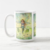 Mug Fée du jardin vert par Molly Harrison Fantasy Art (Gauche)