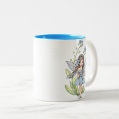 Mug Fée Fleur Myosotis Mignonne (Devant droit)