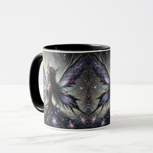 Mug fée noire (Devant gauche)