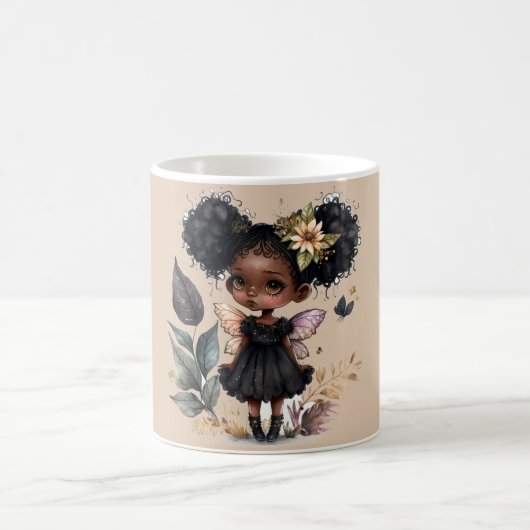 Mug Fée noire mignonne (Centre)