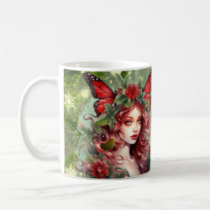 Mug Fée papillon de Noël