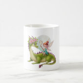 Mug "Fée sauvage sur dragon vibrant" (Centre)
