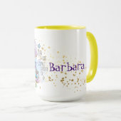 Mug Fée scintillement personnalisée (Devant droit)