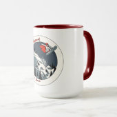 Mug Fée Snowboardeuse – Manger Dormir Snowboard Répéte (Devant droit)