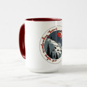 Mug Fée Snowboardeuse – Manger Dormir Snowboard Répéte (Devant gauche)