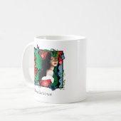 Mug Fée Solstice Rouge Vert Noël (Devant gauche)