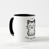 Mug Feed Me Human (Devant gauche)
