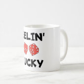 MUG "FEELIN' LUCKY" DICE (Devant droit)