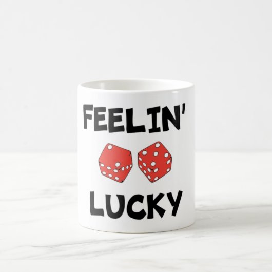 MUG "FEELIN' LUCKY" DICE (Centre)