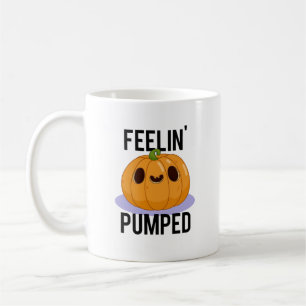 Mug Feelin Pumped Funny Citrouille Pun