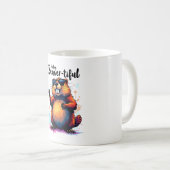 Mug Feeling Beaver-tiful - Funny Beaver Graphic (Devant droit)