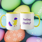 Mug Feeling Clucky Funny Chick Design