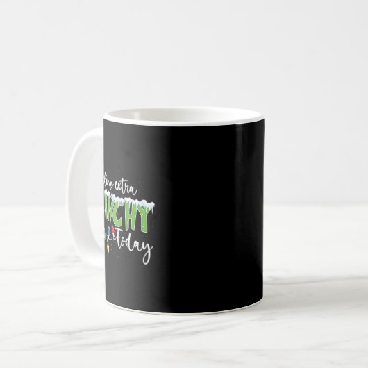 Mug Feeling Extra Today Funny Christmas 2024  (Devant gauche)