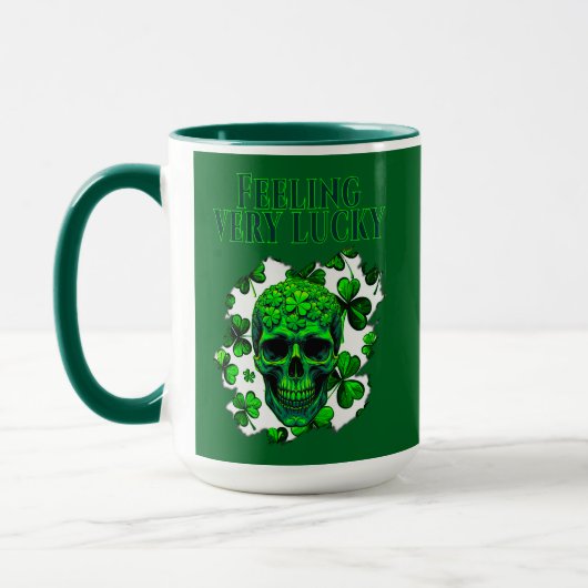 Mug Feeling Very Lucky St Patrick’s Day - caneca (Gauche)