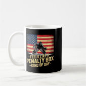 Mug Feels Like A Penalty Box Kind Of Day Funny Hockey  (Gauche)
