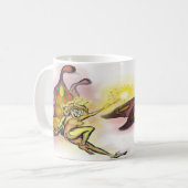 Mug Féerie orange (Devant gauche)