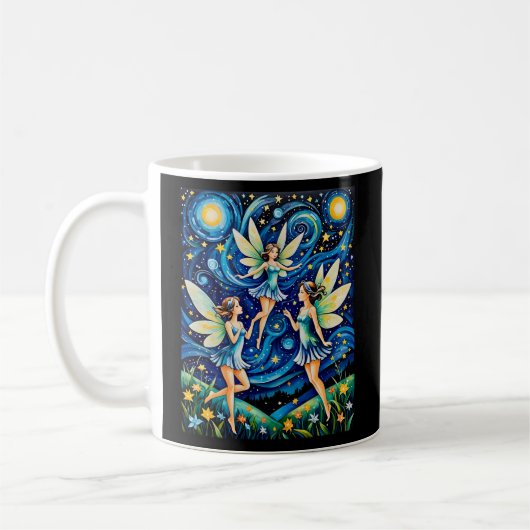 Mug Fées dansantes Sous Starry Sky Tee (Gauche)