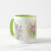 Mug Fées des fleurs Art par Molly Harrison (Devant gauche)