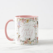 Mug Fées Whimsical Anniversaire Fleur sauvage Pré (Gauche)