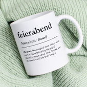 Mug Feierabend Définition Mots Étrangers Dictionnaire