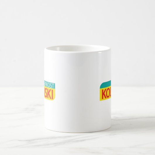 Mug feinkost kolinski logo (Centre)