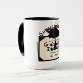 Mug Félicitation ! Certificat de fin de diplôme (Devant gauche)