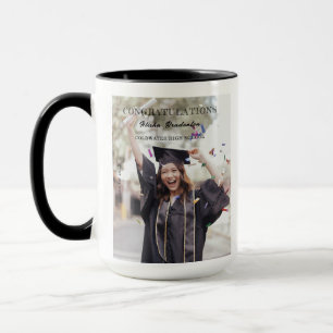 Mug Félicitation Diplômée Photo Lycée HI