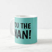 Mug FÉLICITATION ! VOUS L'HOMME !Cartographie (Devant gauche)