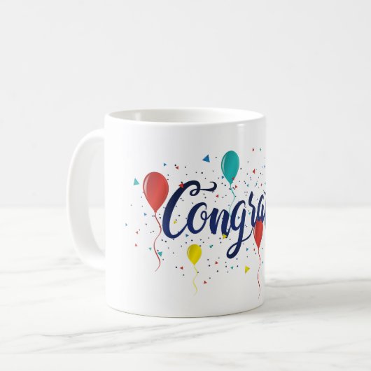 Mug Félicitations (Devant gauche)
