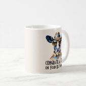 Mug Félicitations à la retraite de vache cowboy de l'O (Devant droit)