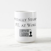 Mug Félicitations à l'ingénieur agréé (Centre)