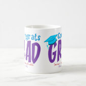 Mug Félicitations à l'obtention du diplôme sur mesure (Centre)