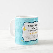 Mug Félicitations à votre régime alimentaire Extraordi (Devant gauche)