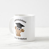 Mug félicitations à votre singe diplômé (Devant gauche)