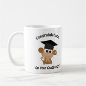 Mug félicitations à votre singe diplômé (Gauche)