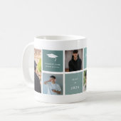 Mug Félicitations aux diplômés | 6 Collage de la grill (Devant gauche)