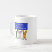 Mug Félicitations aux diplômés de l'Académie de police (Devant gauche)