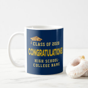 Mug Félicitations aux diplômés de l'éducation personna