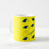 Mug Félicitations casquette jaune (Devant gauche)