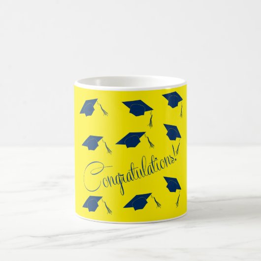 Mug Félicitations casquette jaune (Centre)