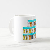 Mug Félicitations d'anniversaire de travail de 20 ans (Devant gauche)