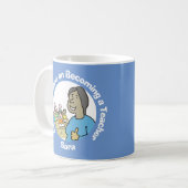 Mug Félicitations de devenir enseignante (Devant gauche)