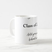 Mug Félicitations de graduation simples clas d'ajout m (Devant gauche)