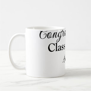 Mug Félicitations de graduation simples clas d'ajout m