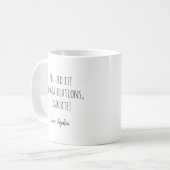 Mug Félicitations Diplômé Personnalisé (Devant gauche)